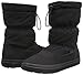 crocs Women's Lodge Point Pull-On Snow Boot, Black, 8 M US