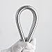 Shower Head Hoses 98-Inch Extra-long for Handheld Shower Head Sprayer Hose Extension and Hand Held Showerhead Hose Replacement with Brass Nuts Stainless Steel Chrome