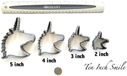 Unicorn Shape Cookie Cutters Clay, Polymer Clay, Fondant Tool - Full Set