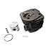 HURI Cylinder with Piston Kits Gasket Oil Seal Spark Plug for Husqvarna 346XP 350 351 353 Chainsaw 44mm