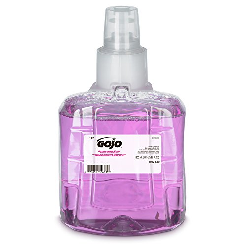 GOJO 1912-02 Antibacterial Foam Handwash, Plum Fragrance, 1200mL Refill, Purple (Pack of 2)