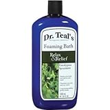 Dr. Teal's Foaming Bath (Epsom Salt), Eucalyptus Spearmint, 34 Fluid Ounce