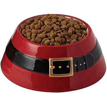 Design Imports Santa Belt Pet Bowl (90735)