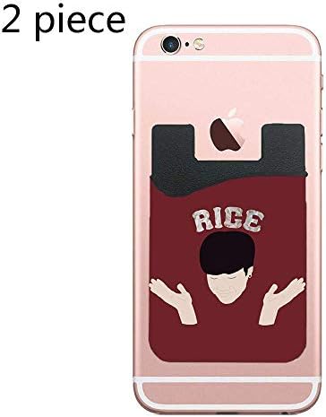Got7 Jackson Card Secure Holder Stick on PU Wallet Pouch Support iPhone Or Android Smartphones
