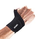 Toplus Carpel Tunnel Hand Brace Wrist Wraps Brace Support for Weight Lifting, Strength Training, Bodybuilding with Thumb Loop- Fits Both Hands - One size fits all Men and Women