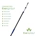 EVERSPROUT 6.5-to-18 Foot Duster 3-Pack with Extension-Pole (25+ Foot Reach) | Hand-packaged Cobweb Duster, Microfiber Feather Duster, Flexible Microfiber Ceiling Fan Duster | Aluminum Telescopic Pole