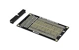 Half Size - RPi Proto Breadboard PCB Kit for Raspberry Pi 3 / Zero 1.3 / 2 / B+ / A+ (with 40p Box Header)