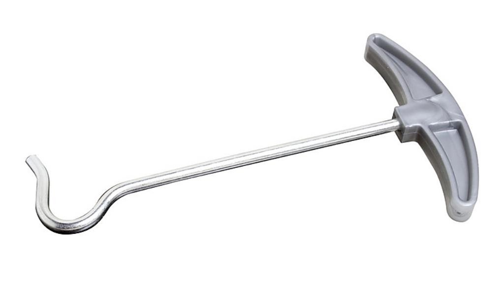 Merriway BH03941 (2 Pcs) Tent Peg Ground Hook Pullers Extractor Remover, 130mm - Pack of 2 Pieces