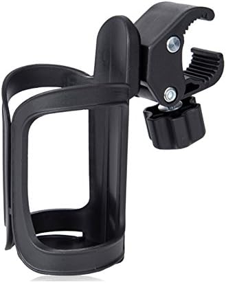 Upgrade Edition Bike Cup Holder Accessories, 360 Degrees Universal Rotation Cup Drink Holder, Better for any kind of Strollers, Walkers, Bicycles, Wheelchairs, Bed railings