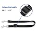 Mopaclle Pet Supplies for Dog Leashes Premium Three Way Dog Leash with Adjustable Detachable Dog Coupler for One,Two,Three Samll/Medium Dog (Black)