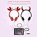 Kids Headphones, Jelly Comb Wired On Ear Headphones with 85dB Volume Limited Hearing Protection & Music Sharing Function Headphones for Children (Red)thumb 3