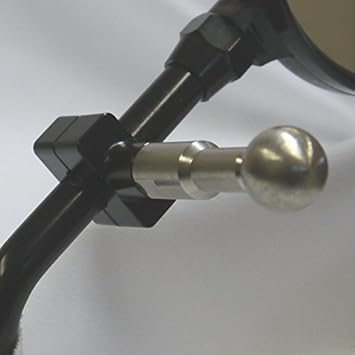 Amazon Com Motorcycle Gps Ball Mount 17mm Mirror Stem Black Automotive