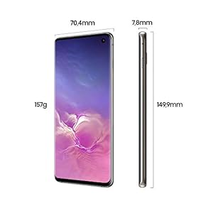 Samsung Galaxy S10 Smartphone, Display 6.1" Dynamic AMOLED, 128 GB Espandibili, RAM 8 GB, Batteria 3400 mAh, 4G, Dual SIM, Android 9 Pie, Nero (Prism Black) - immagine 4