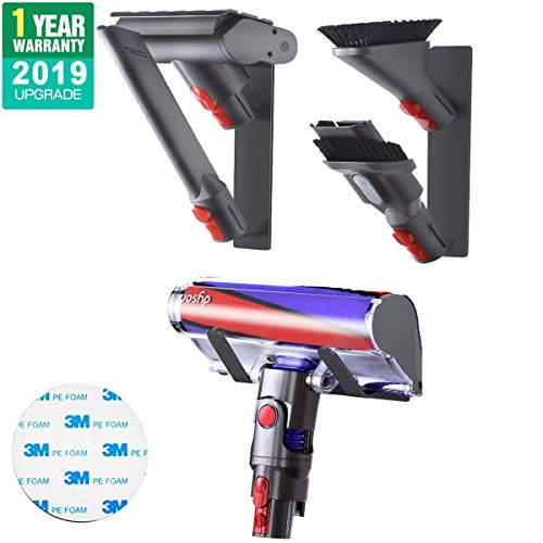 XIGOO Docks Station Accessory Holders Fit for Dyson V10 V8 V7 V6 Cordless Vacuum Cleaner, Self Adhesive Accessories for Dyson Vacuum - Thumbnail 7