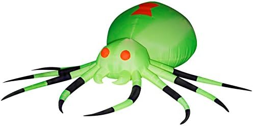 Gemmy Airblown Inflatable Neon Airblown Giant Spider 11 Ft
