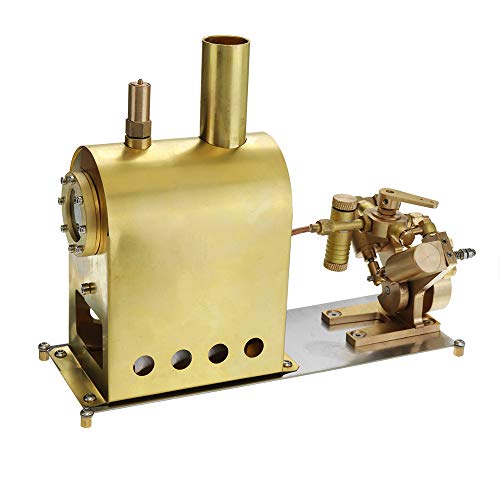 Laliva Learning & Education - Microcosm M2C Mini Steam Boiler with Twin Cylinder Marine Steam Engine Stirling Engine Model