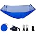 Upgraded 2 in 1 Quick-Opening Camping Hammock with Mosquito Net Lightweight Portable Enclosed Zip up Survival Sleeping Hamick Tent with Tree Straps for Outdoor Hiking Travelthumb 1