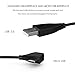 Chromecast 2 USB Cable, Lucco 7.8 Inch Curved Micro USB to USB Power Cable Standard Charger Cord for Google Chromecast2/Chromecast Audio or Other Round Micro USB Needed Devices