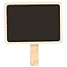 Akak Store 6 pc Mini Retangle Chalkboard with Wooden Blackboard Clip for Message Board Signs Wedding Birthday Party Decorations