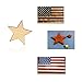 Natural Wooden Star, Unfinished Wood Ornaments, Christmas Star Hanging Ornaments, Little Star Cutout Shape, DIY Decorating Photo Props for Arts, Crafts & Sewing (30mm)