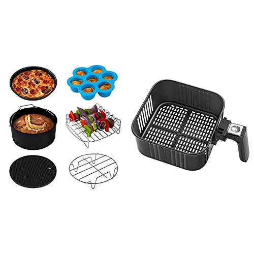 COSORI Air Fryer Accessories XL (C1586AC), Set Of 6 Fit All 5.8Qt, 6Qt