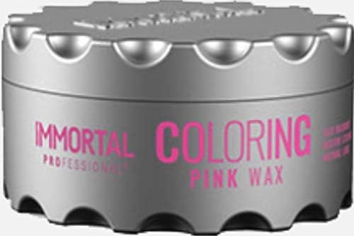 Immortal NYC 'Pink' - Hair Wax For Men - Pink Coloring Wax For Hair - Hair Wax - Mens Hair Wax - Hair Paste For Men - Mens Hair Paste - Men Hair Wax - Styling Wax Hair - Hair Product Men- 3.4Oz