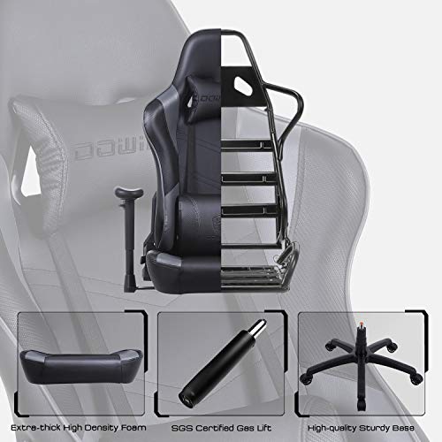 Dowinx Gaming Chair Ergonomic Office Recliner for Computer with Massage