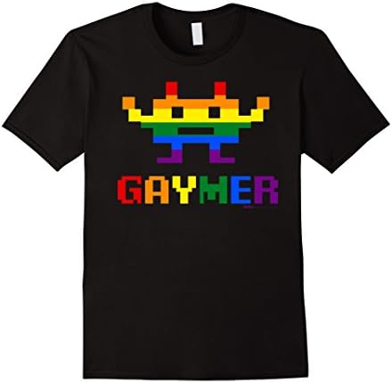 Mens Gaymer - Gay Gamer - Gaming T Shirt 2XL Black