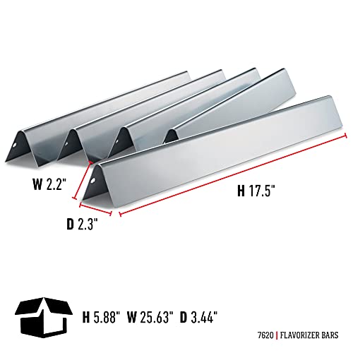 er Replacement Flavorizer Bars, 17.5", for Genesis 300 series (front