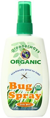 Greenerways Organic Bug Spray 4 oz by Greener Days LLC