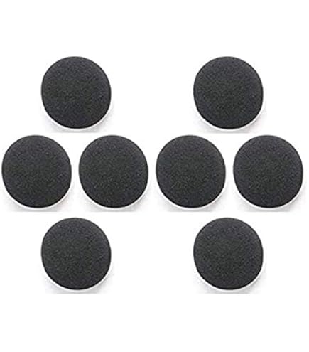 NICKSTON 40mm / 1.6 Inch Foam Replacement Ear Cushions – 2-Pack Earpads For Headphones