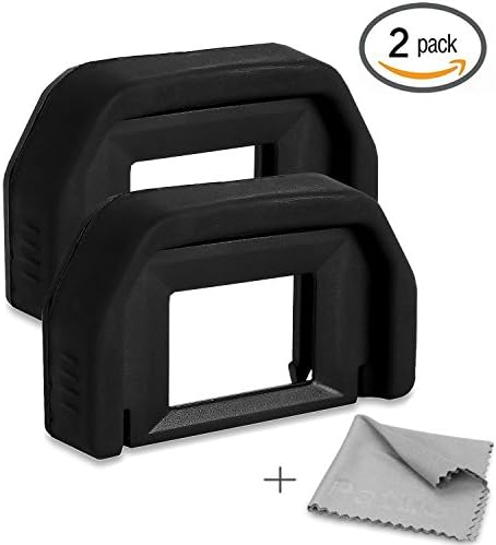 Patuo Eye Cup Replacement Eyepiece EF for Canon EOS 760D 750D 700D 650D 600D 550D 500D 450D 100D 1200D 1100D 1000D (Pack of 2)