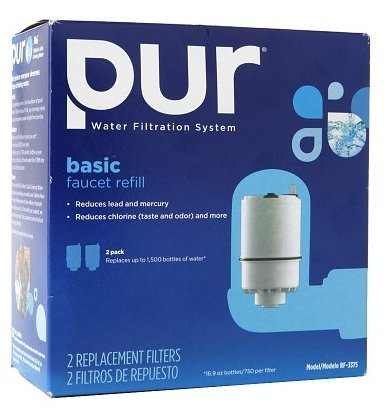 Amazon Com Pur Basic Faucet Mount Replacement Water Filter 2 0 Ea