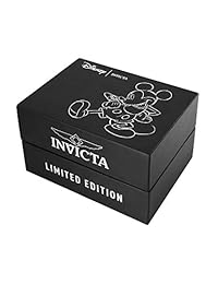 Invicta Disney 'Edition' cuarzo acero inoxidable reloj Casual, Color: plateado (Modelo: 22863)