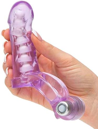VirtualLuisine Purple Double Penetrator with Pulsating Ring MyChoise6517