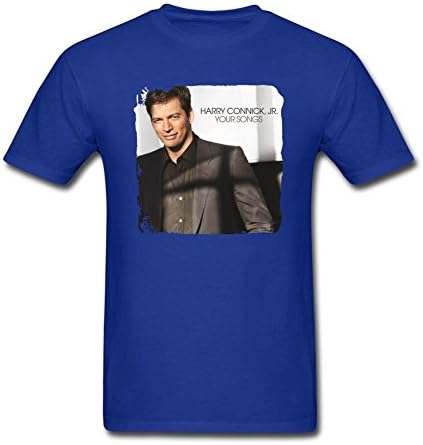 SAMJOSY Men's Harry Connick Jr. Your Songs T-shirt Size M Royal Blue