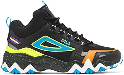 Amazon.com | Fila Men's Oakmont TR Mid Black/Safety Yellow