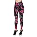 Lesubuy V Wide Waistband Full Length High Waisted Compression Gym Athletic Exercise Leggings Workout for Women M Camouflage