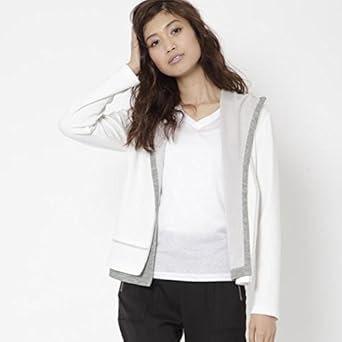 Amazon ビッキー Vicky インナーパーカー付きノーカラー