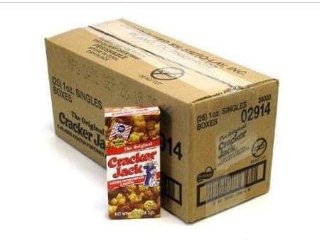 Quaker Oats Craker Jack Original Popcorn Snack - Original - Box - 1 Oz - 25 / Carton (qkr-02914) WLM