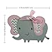 Keklle Pink Elephant Cake Topper Baby Elephant Themed Cupcake Picks It Is A Girl Baby Shower Birthday Party Decorations Supplies