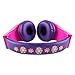 Dora and Friends 30362 Kid Safe Over the Ear Headphone w/ Volume Limiter, pink/purple by Sakar