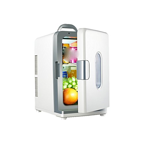 Click Here to See More Images STAZSX Small refrigerator mini car refrigerator car refrigerator refrigeration/heating refrigerator single door refrigerator, white 20L-36X27X43cm
