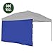 Canopy Sidewall Kit - Sidewalls for Pop Up Canopy Tent, 10 x 10 Feet - with or Without Door - 5 Colors to Choose from! (Sidewall, Blue)