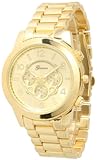 Geneva Gold Plated Chronograph Women's Watch