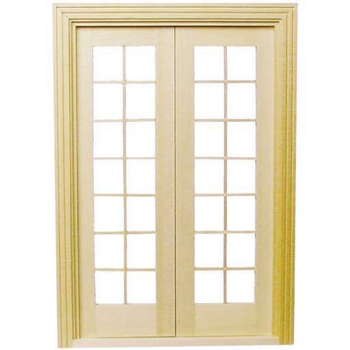 Dollhouse Miniature Classic French Doors