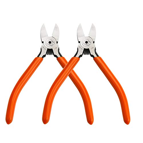 2PCS Diagonal Cutting Pliers Wire Cutter Professional Hand Cutting Tool - 5 inch