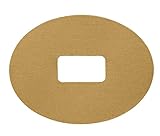 Oval Sports Grip Adhesive Patch for Dexcom - Pack of 15 (Tan)