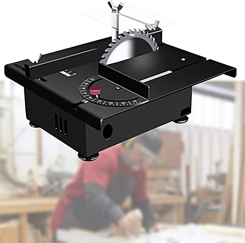 Tragbare Tischkreissäge , Elektrische Tischsäge, Mini-Kreissäge, leistungsstarker Motor, einstellbare Säge-Tiefe, Multi…