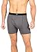 Men's Athletic Boxer Brief - Single Pack Luxury Underwear for Men by Texere (Charcoal, Medium) Popular Gifts for Dad Husband Son MB6101-CHR-M